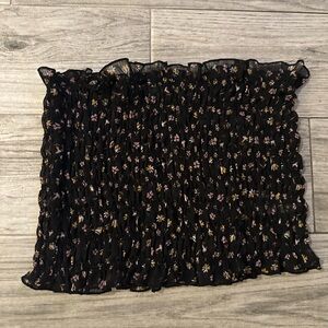 Floral Smocked Tube Top